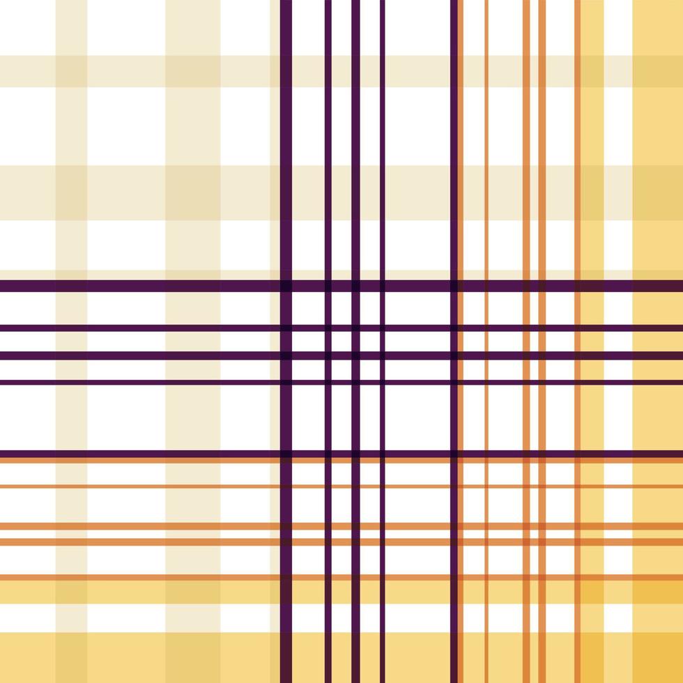 A textura de design de moda com padrão xadrez é um pano padronizado que consiste em faixas cruzadas, horizontais e verticais em várias cores. os tartans são considerados um ícone cultural da Escócia. vetor