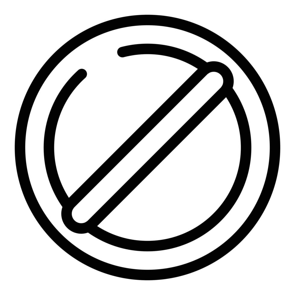 ícone de lista negra, estilo de estrutura de tópicos vetor