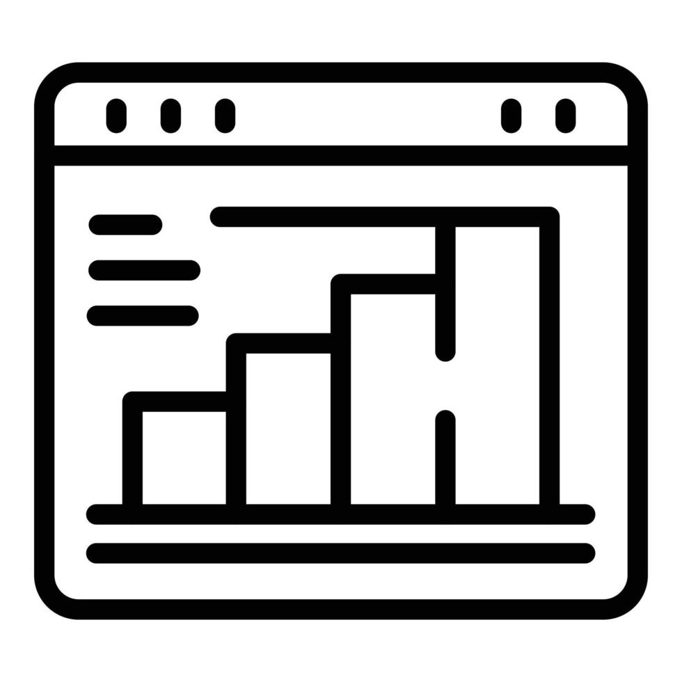 ícone de realização estratégica, estilo de estrutura de tópicos vetor