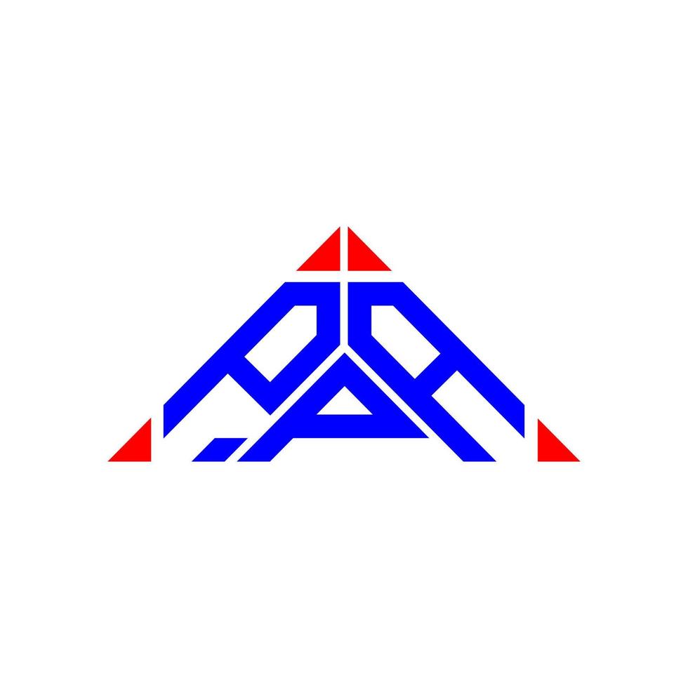 design criativo do logotipo da carta ppa com gráfico vetorial, logotipo simples e moderno do ppa. vetor