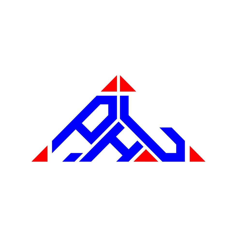 design criativo do logotipo da carta phl com gráfico vetorial, logotipo simples e moderno de phl. vetor