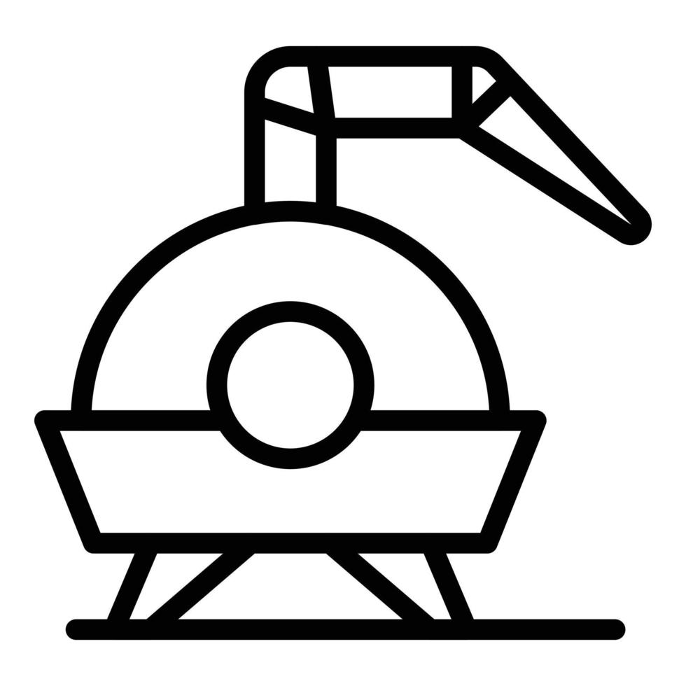 ícone do dispositivo de bourbon, estilo de estrutura de tópicos vetor