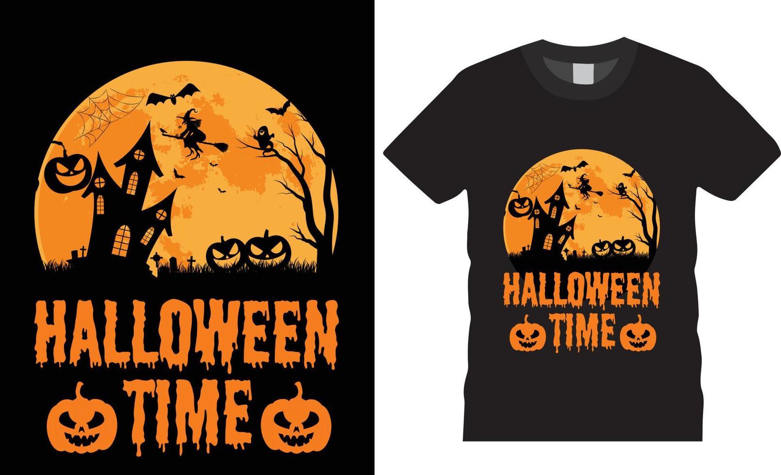 vetor de design de camiseta criativa de halloween