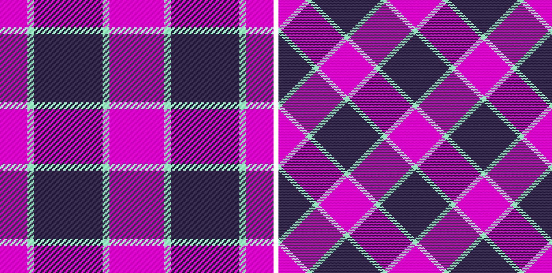 padrão xadrez tartan. fundo de verificação têxtil. vetor de tecido de textura sem costura.