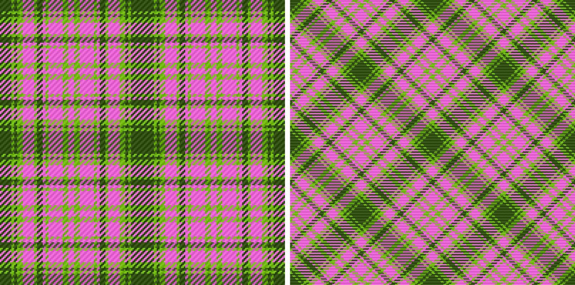 padrão tartan sem emenda. têxtil de fundo xadrez. textura de verificação de tecido vetorial. vetor