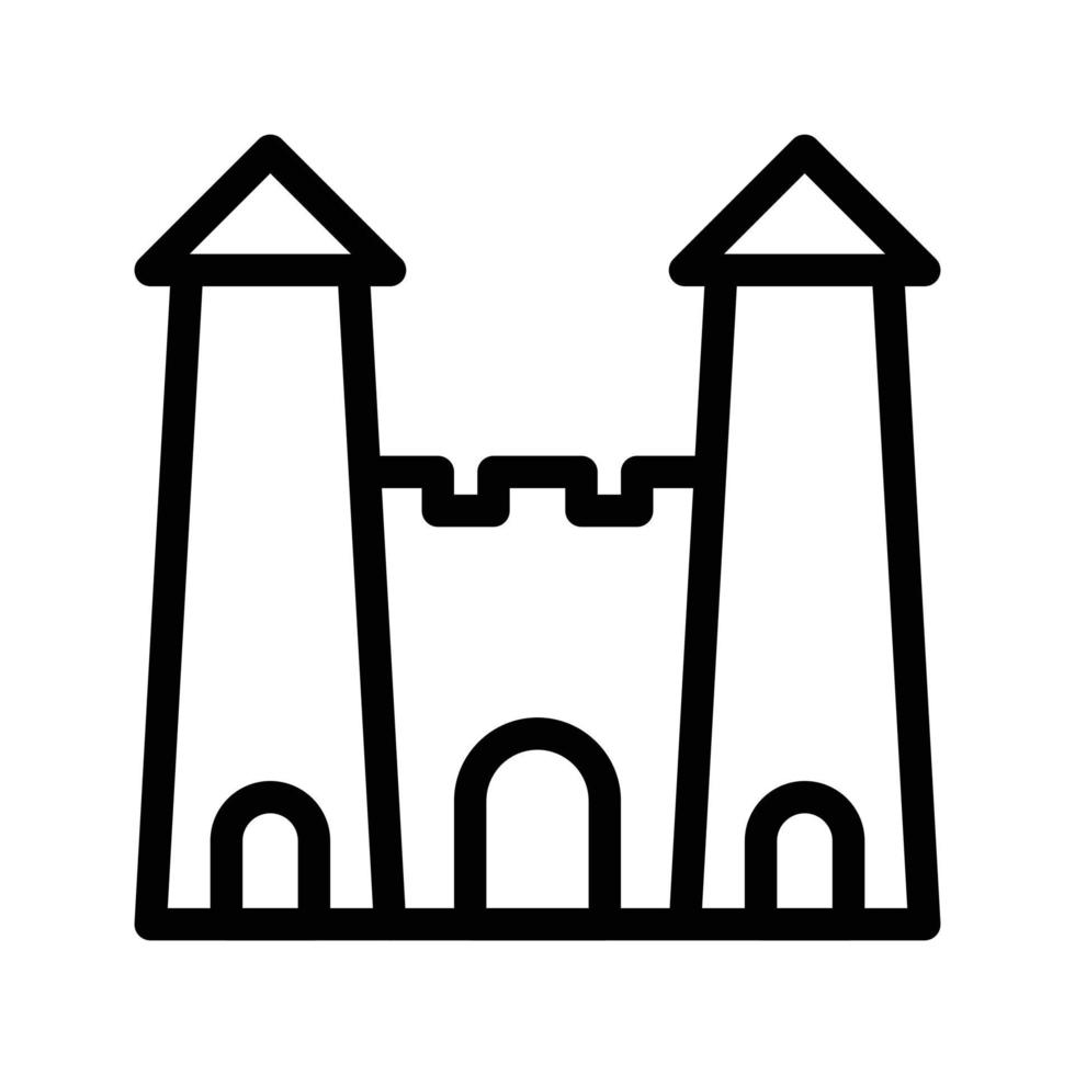 ilustração vetorial de castelo em ícones de símbolos.vector de qualidade background.premium para conceito e design gráfico. vetor