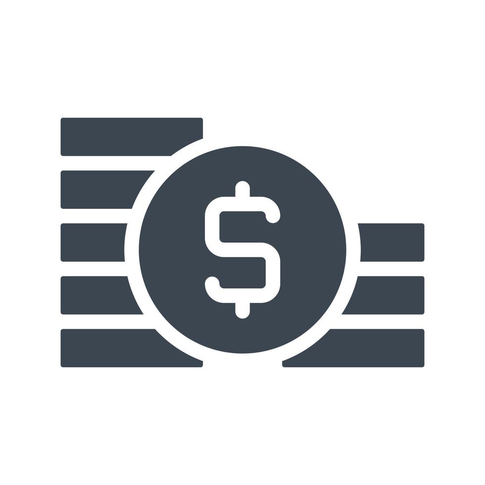 moedas de dólar vector a ilustração em ícones de símbolos.vector de qualidade background.premium para conceito e design gráfico.