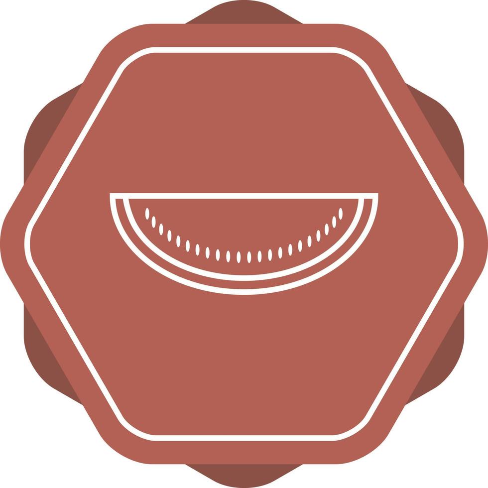 ícone de linha de vetor de melancia exclusivo