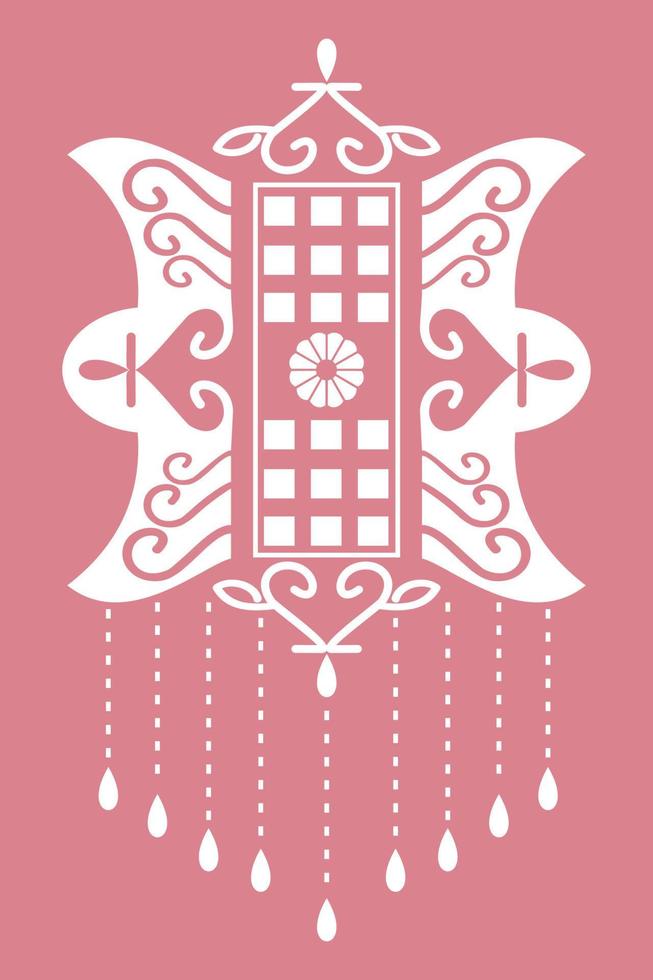 ornamento de minimalismo de casamento plano vetor