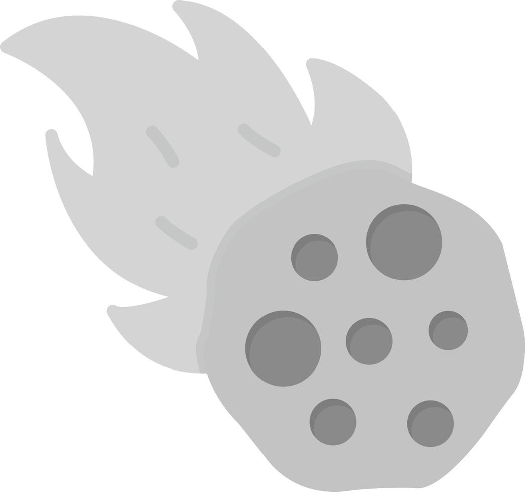 design de ícone criativo de meteoro vetor
