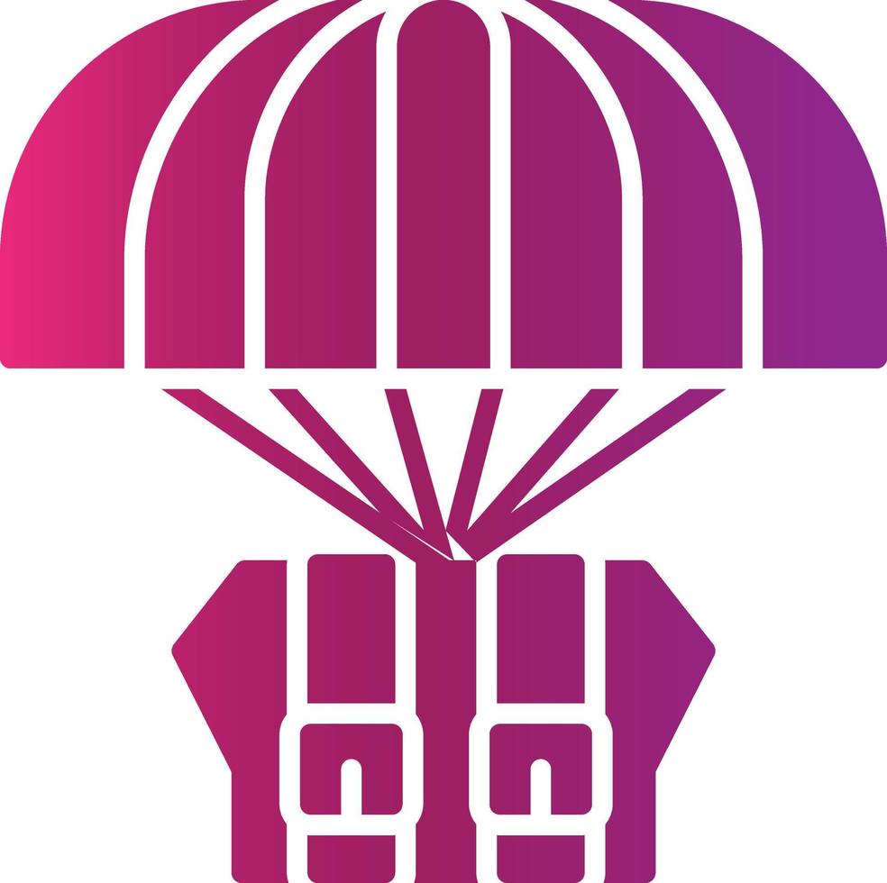 design de ícone criativo airdrop vetor