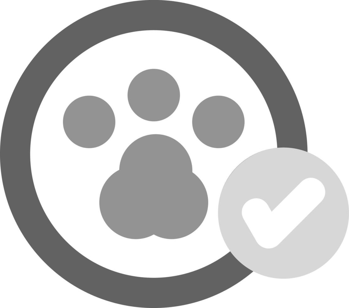 design de ícone criativo para animais de estimação vetor