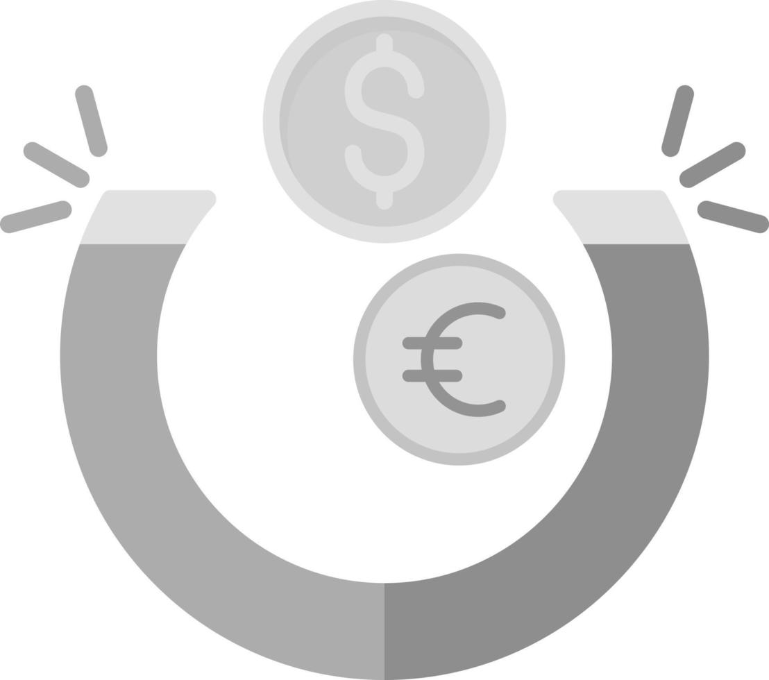 design de ícone criativo de atração de dinheiro vetor