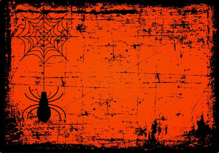 Grunge Spooky Halloween Background vetor