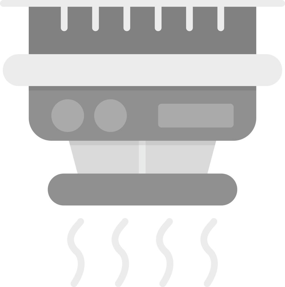 design de ícone criativo de detector de fumaça vetor