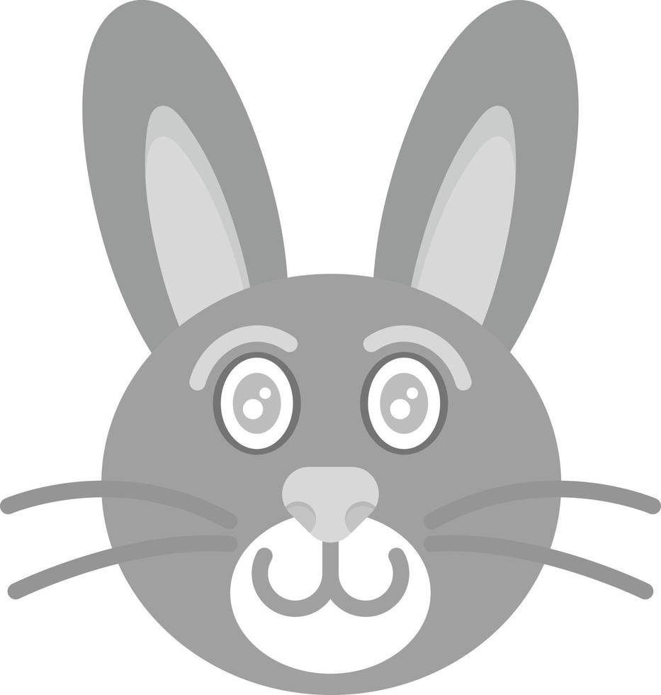 design de ícone criativo de coelho vetor