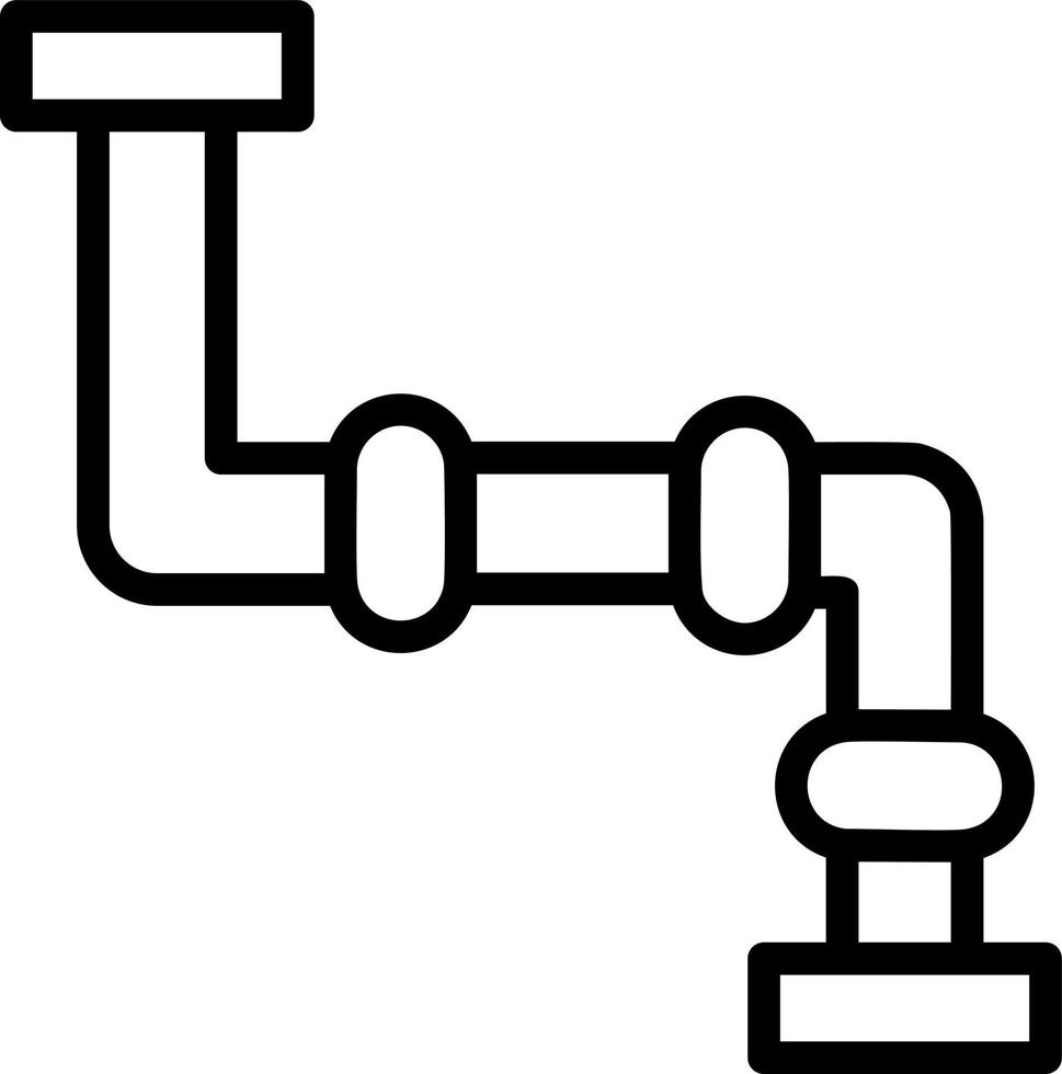 design de ícone de vetor de pipeline