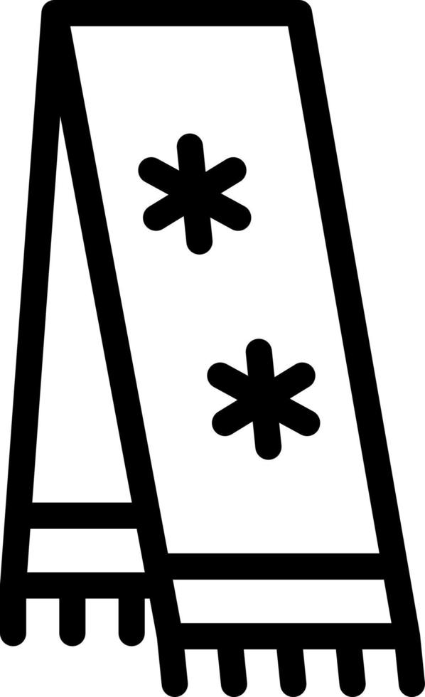 design de ícone de vetor de cachecol
