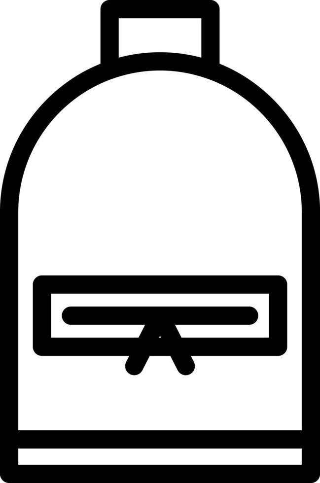 design de ícone de vetor de mochila