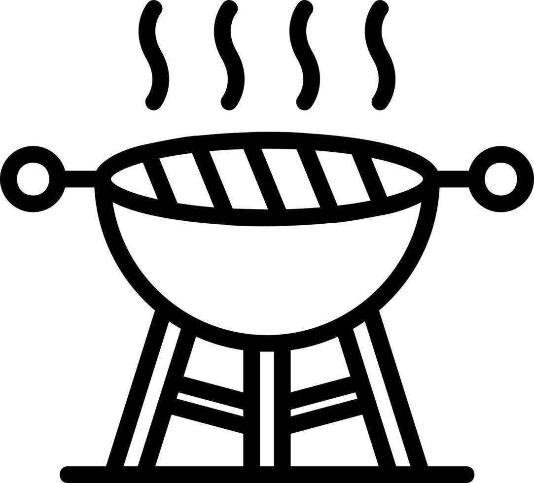 design de ícone de vetor de churrasco