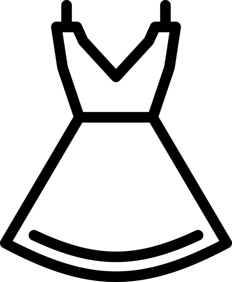 design de ícone de vetor de vestido