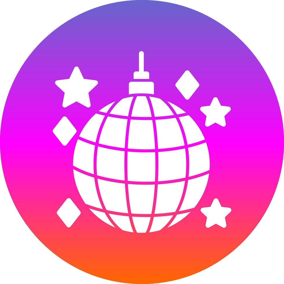 design de ícone de vetor de bola de discoteca