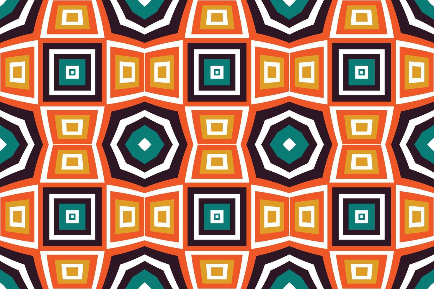 pano kente de gana sem costura padrão tribal kente papel digital africano tecido kente impressão de tecido vetor