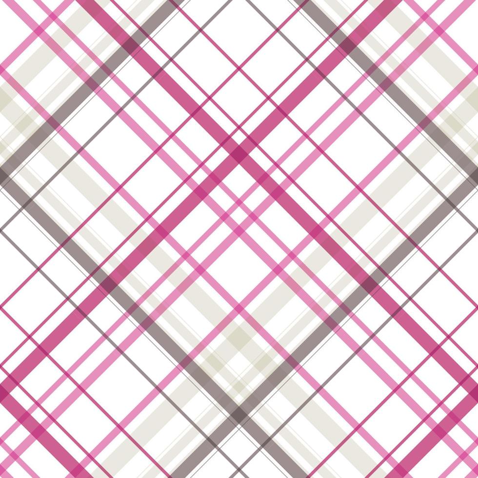 O tecido sem costura padrão xadrez é um tecido estampado que consiste em faixas cruzadas, horizontais e verticais em várias cores. os tartans são considerados um ícone cultural da Escócia. vetor
