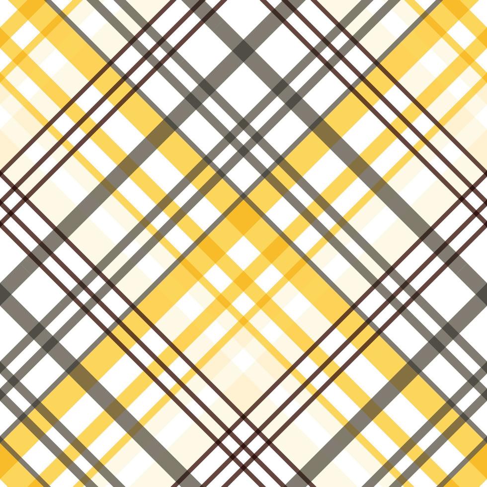 O tecido de design de padrões de guingão é um tecido estampado que consiste em faixas cruzadas, horizontais e verticais em várias cores. os tartans são considerados um ícone cultural da Escócia. vetor