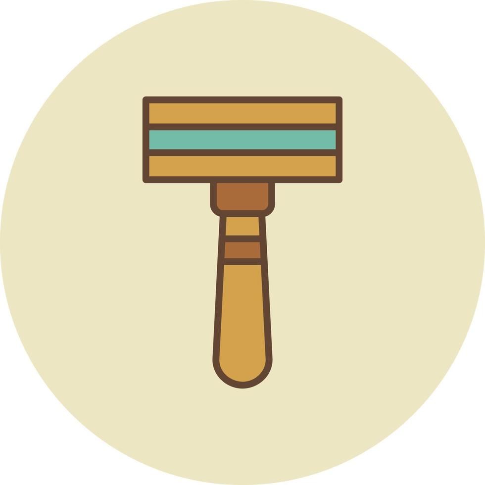 design de ícone criativo de lâmina de barbear vetor