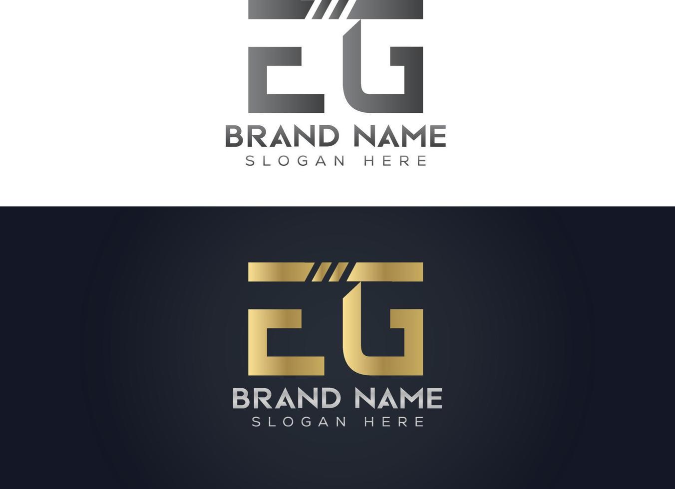 letra, por exemplo, design de logotipo de vetor de tipografia