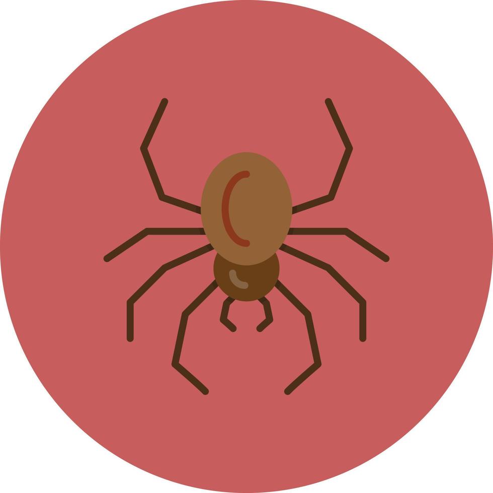 design de ícone criativo de aranha vetor