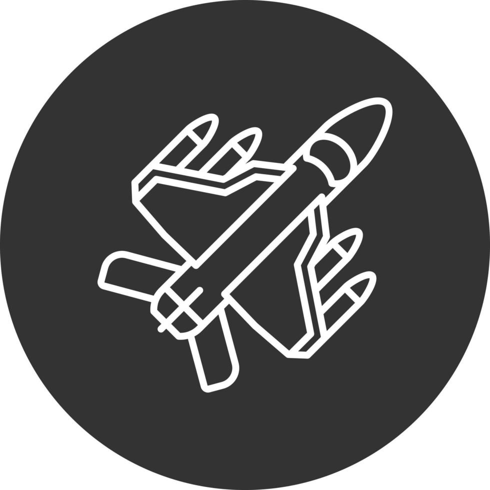 design de ícone criativo de avião vetor