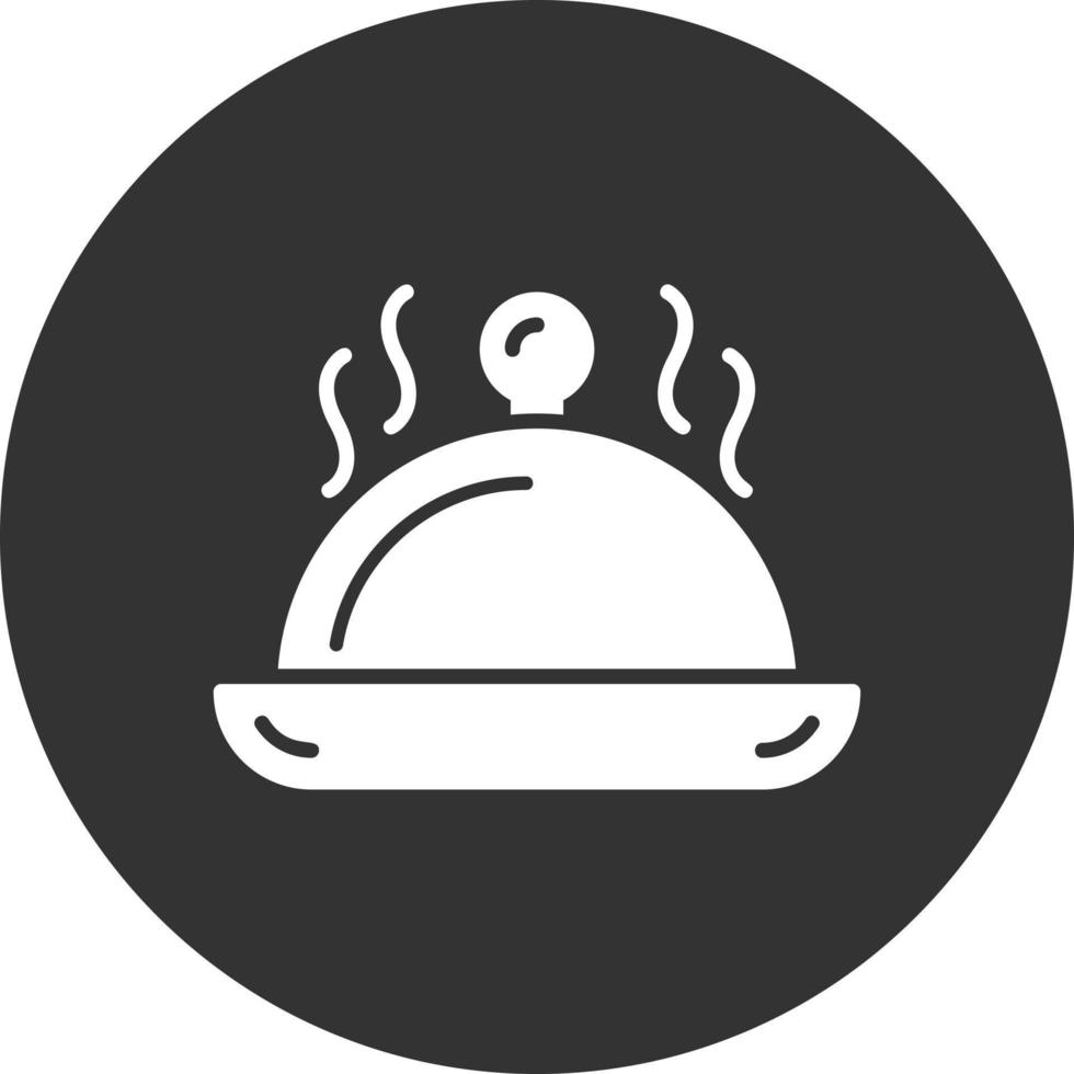 servir design de ícone criativo de prato vetor