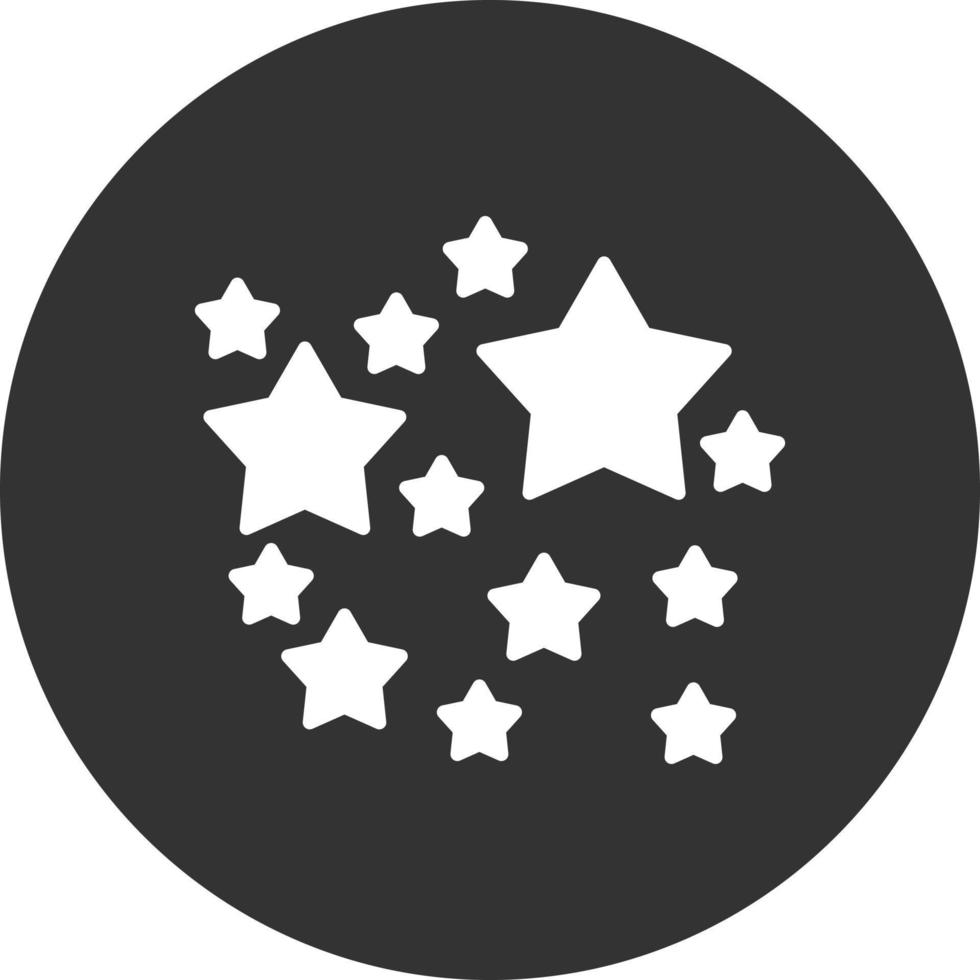 design de ícone criativo de estrelas vetor