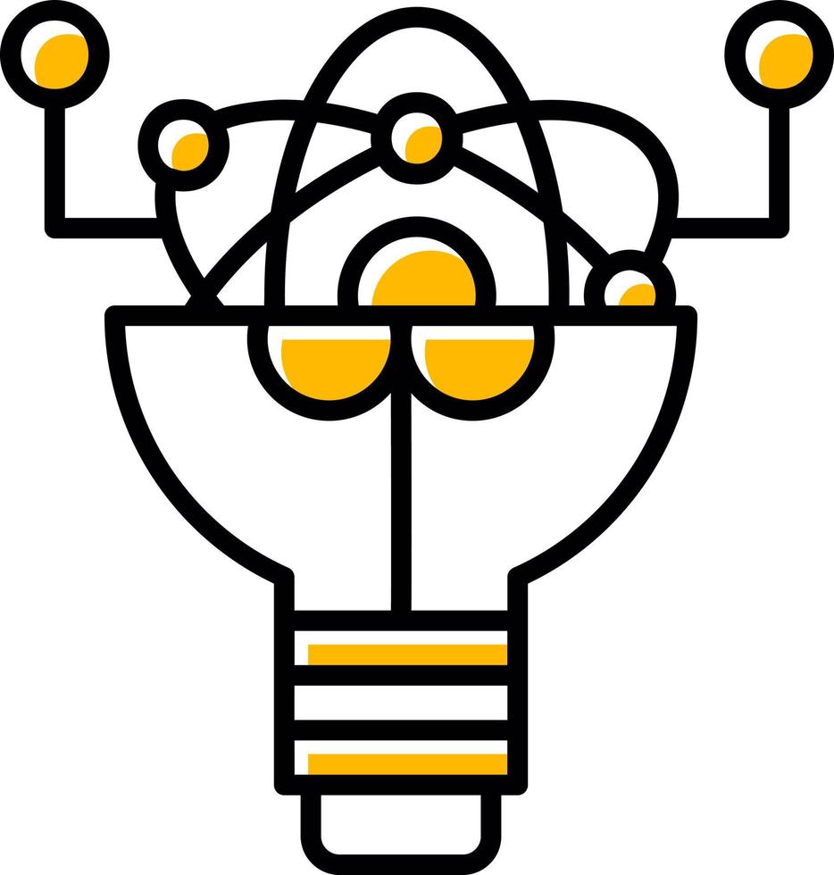 design de ícone criativo de ciência vetor