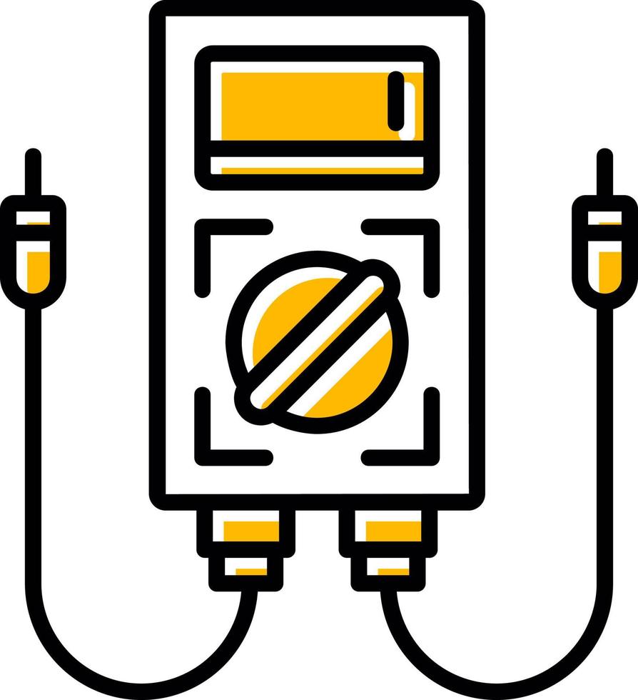 design de ícone criativo de multímetro vetor