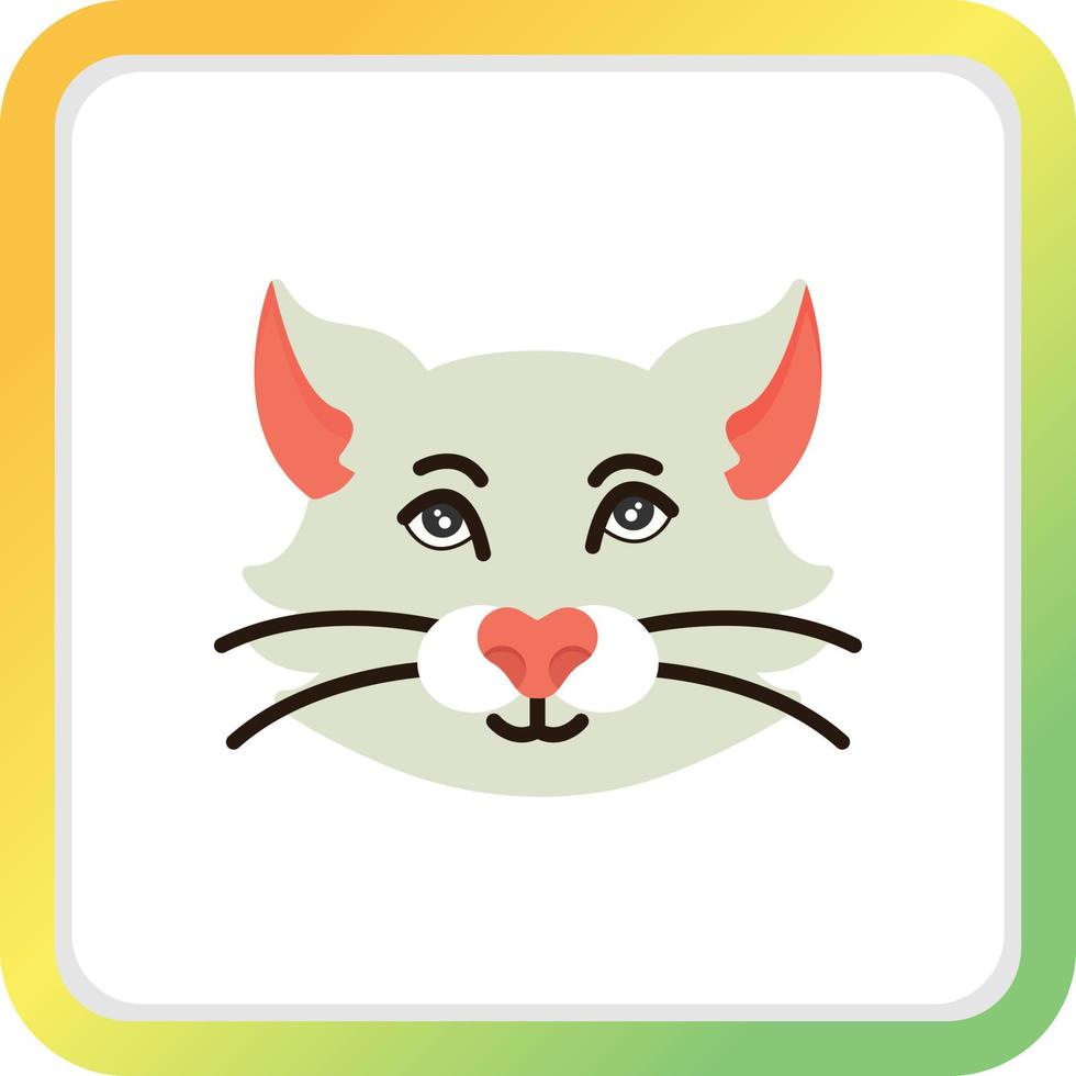 design de ícone criativo de gato vetor