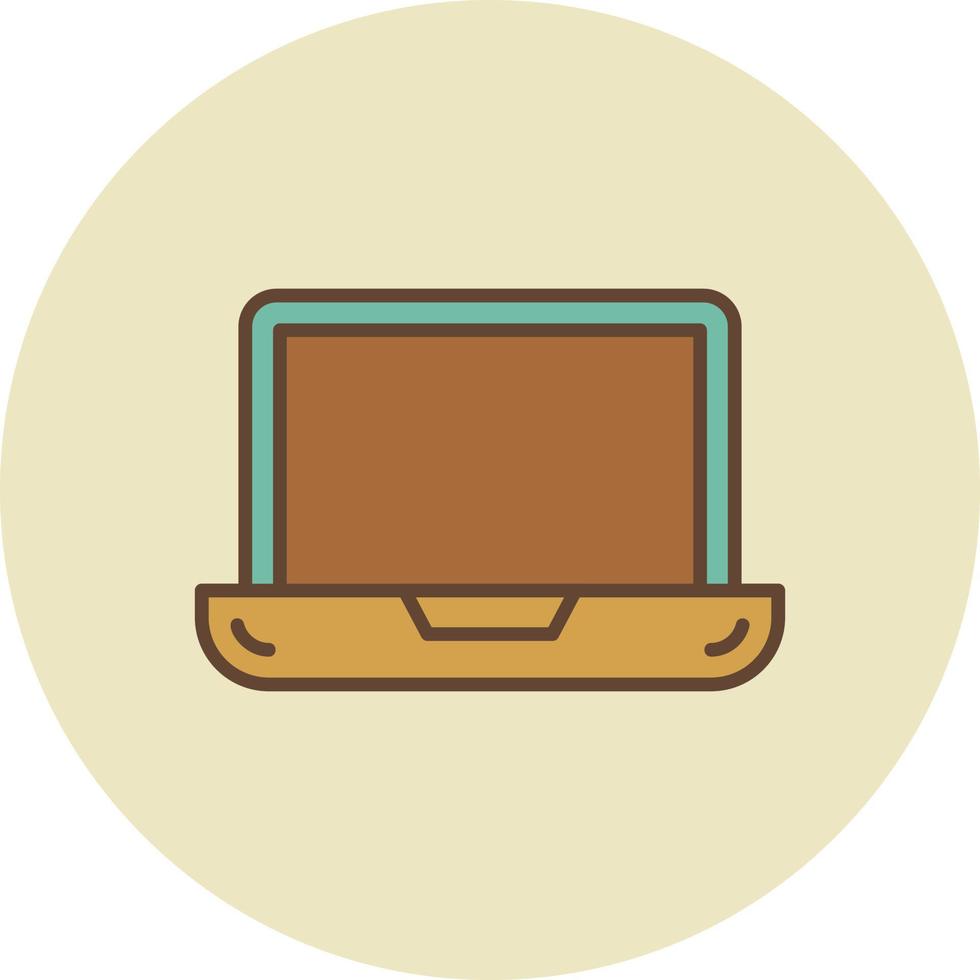 design de ícone criativo de laptop vetor