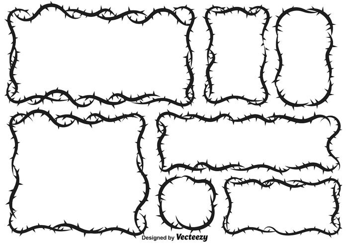 Vector Thorns Frames And Borders