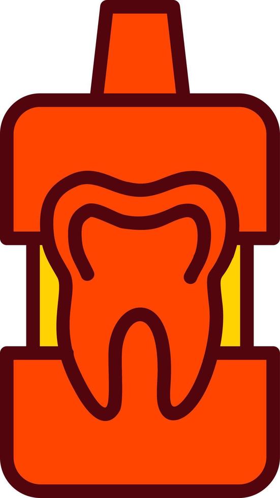 ícone de vetor de enxaguatório bucal