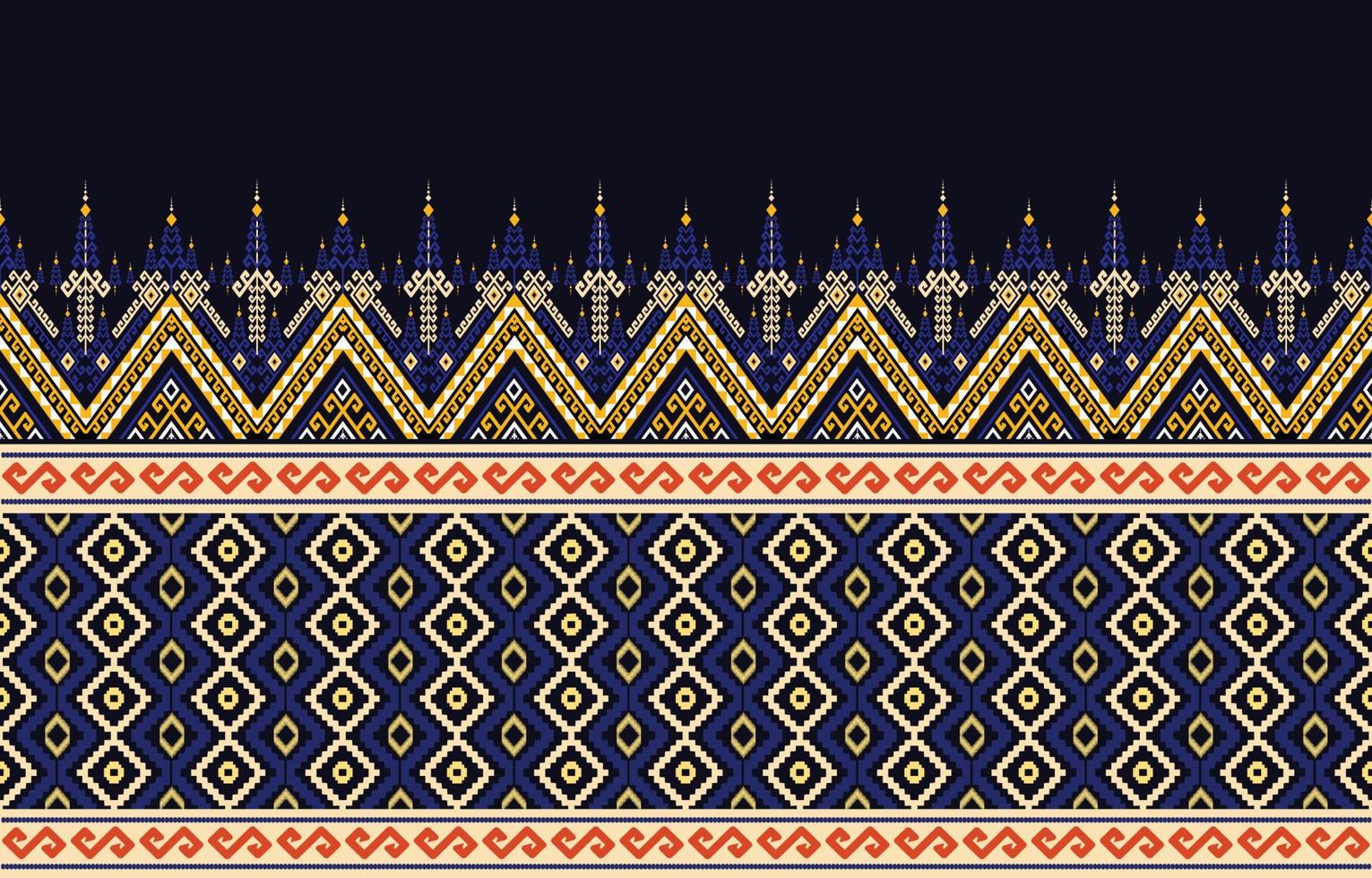 vetor de padrão geométrico étnico. nativo afro-americano mexicano indonésio motivo asteca e elementos de padrão boêmio. projetado para plano de fundo, papel de parede, impressão, embrulho, azulejo, motivo asteca batik.vector