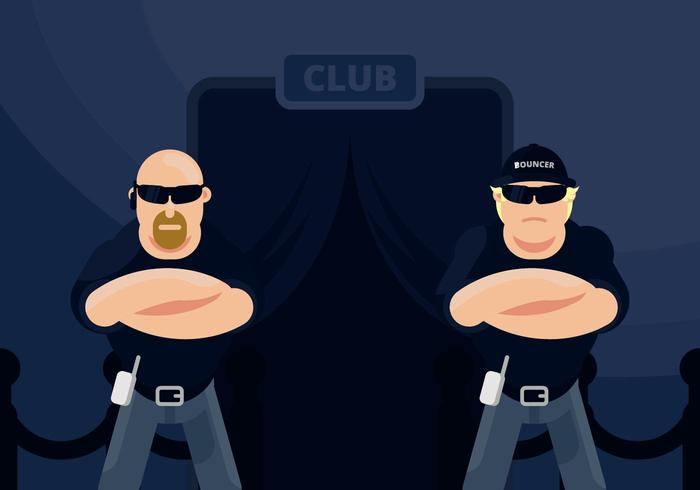 Ilustração de Bouncer vetor