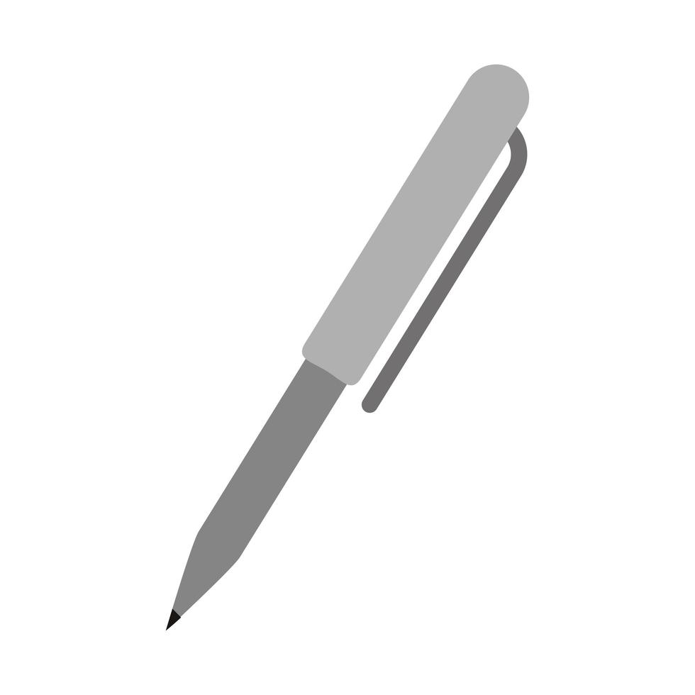 ícone de caneta de escritório vetor