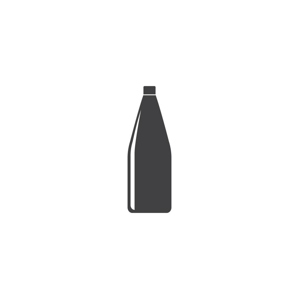 conjunto de ilustração de ícone vetorial de modelo de logotipo de garrafa vetor
