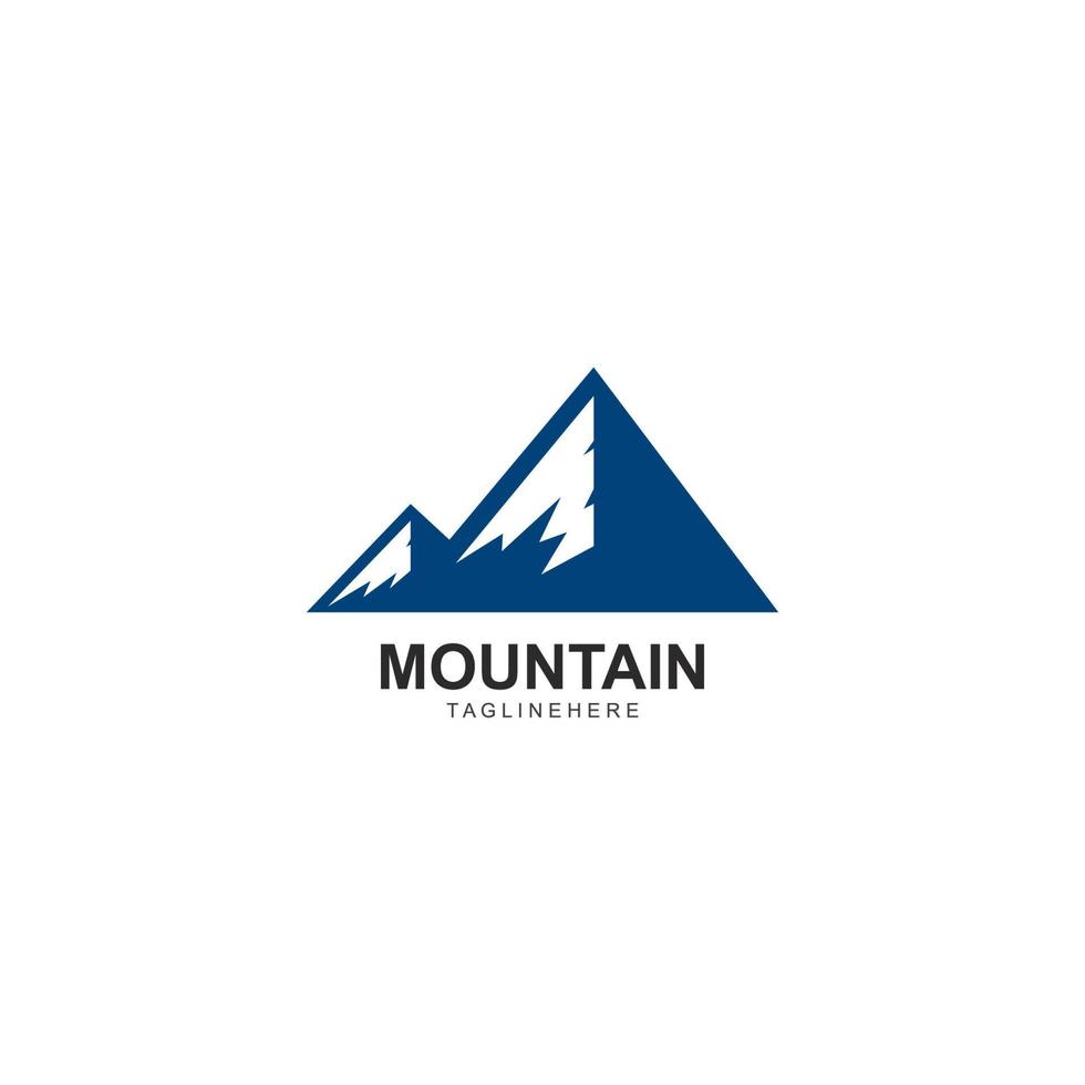 modelo de negócios de logotipo de ícone de alta montanha vetor