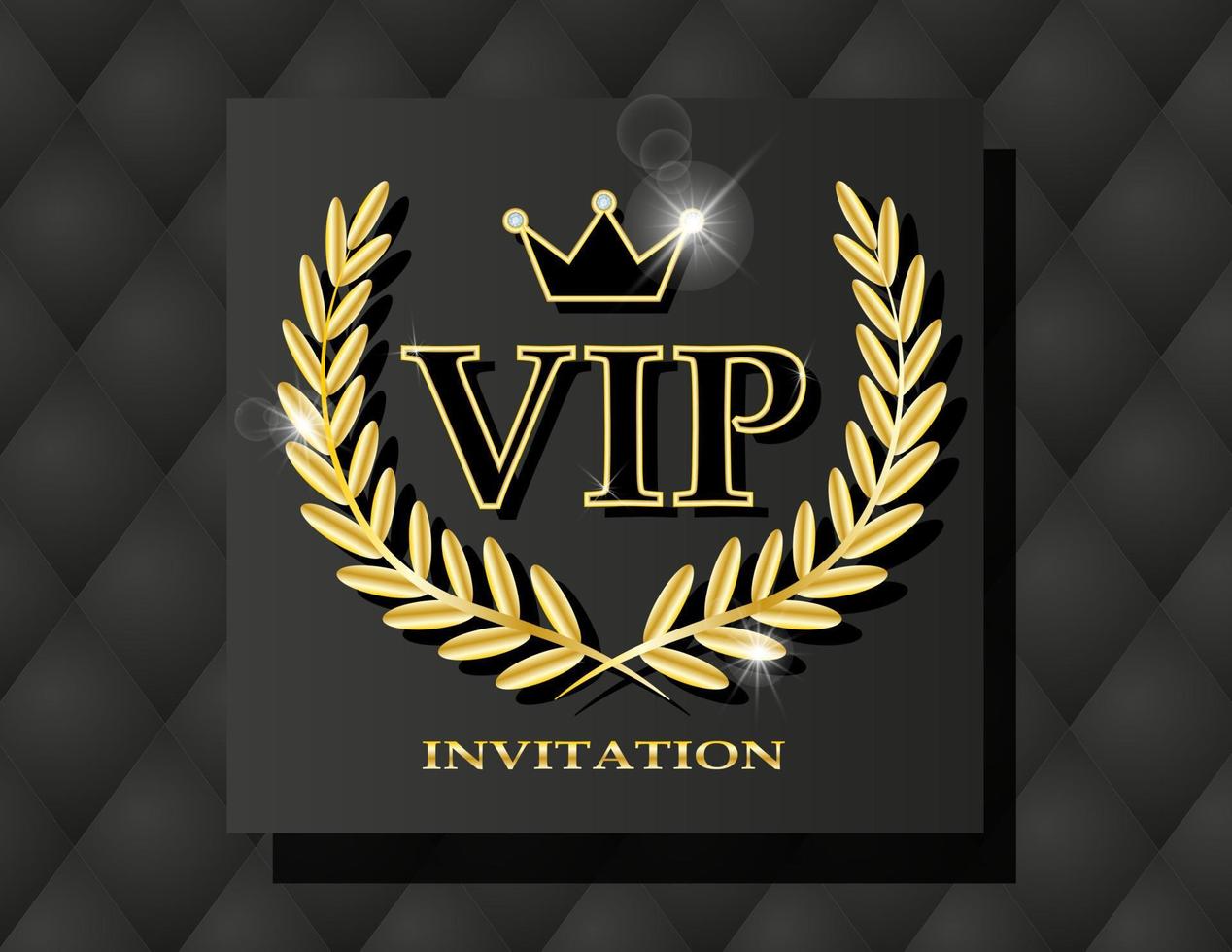 banner de convite vip vetor