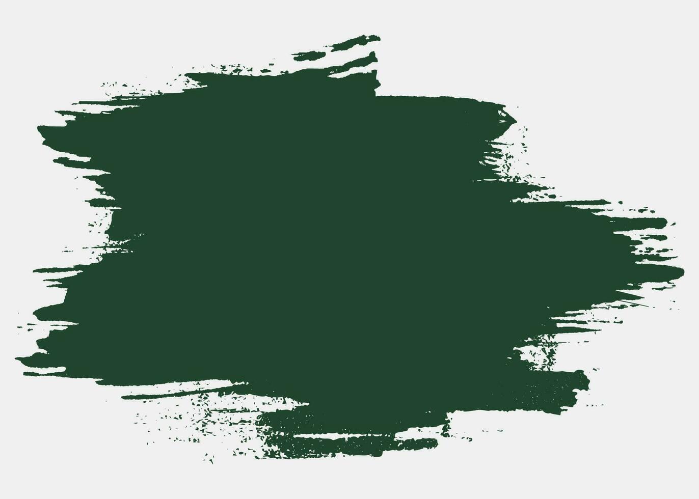 pincelada de tinta de cor verde vetor