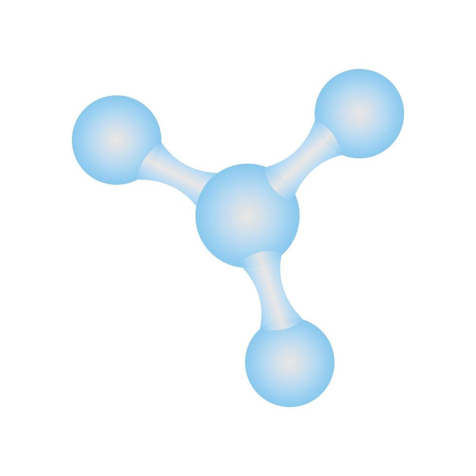 ícone do logotipo da molécula vetor