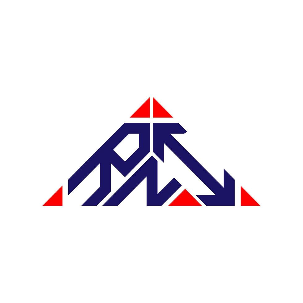 design criativo do logotipo da carta rni com gráfico vetorial, logotipo simples e moderno do rni. vetor